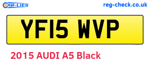 YF15WVP are the vehicle registration plates.