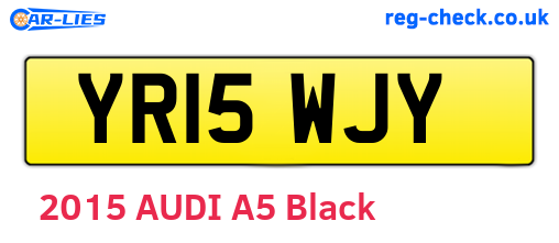 YR15WJY are the vehicle registration plates.