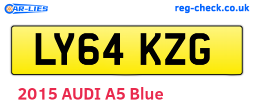 LY64KZG are the vehicle registration plates.