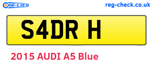 S4DRH are the vehicle registration plates.