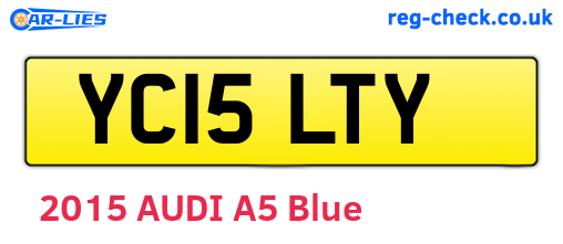 YC15LTY are the vehicle registration plates.