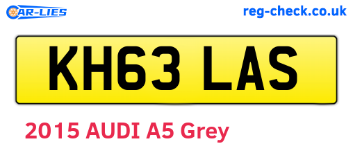 KH63LAS are the vehicle registration plates.