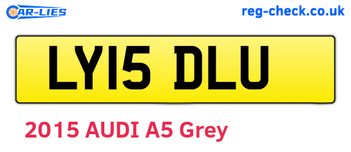 LY15DLU are the vehicle registration plates.