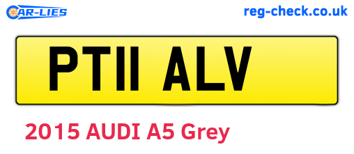 PT11ALV are the vehicle registration plates.