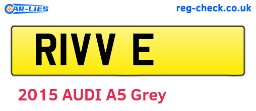 R1VVE are the vehicle registration plates.