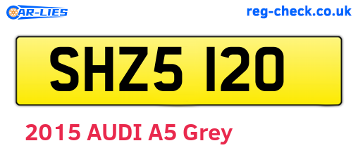 SHZ5120 are the vehicle registration plates.