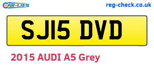 SJ15DVD are the vehicle registration plates.