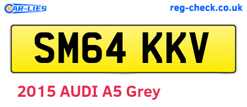 SM64KKV are the vehicle registration plates.