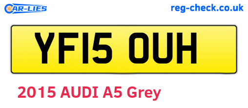 YF15OUH are the vehicle registration plates.