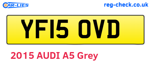 YF15OVD are the vehicle registration plates.