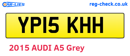 YP15KHH are the vehicle registration plates.