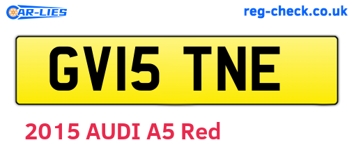 GV15TNE are the vehicle registration plates.