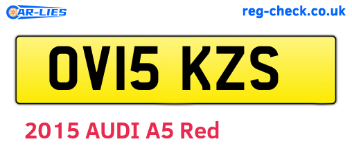 OV15KZS are the vehicle registration plates.