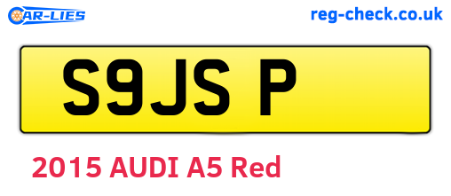 S9JSP are the vehicle registration plates.