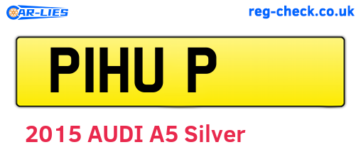 P1HUP are the vehicle registration plates.