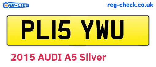 PL15YWU are the vehicle registration plates.