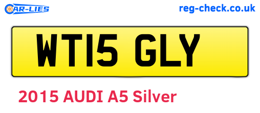 WT15GLY are the vehicle registration plates.