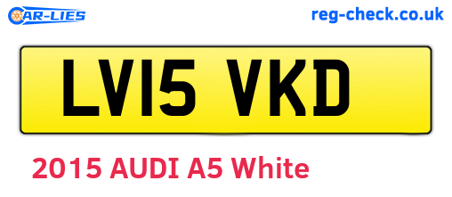 LV15VKD are the vehicle registration plates.