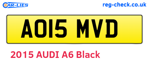 AO15MVD are the vehicle registration plates.