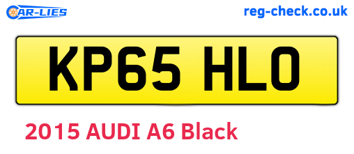 KP65HLO are the vehicle registration plates.