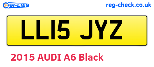 LL15JYZ are the vehicle registration plates.