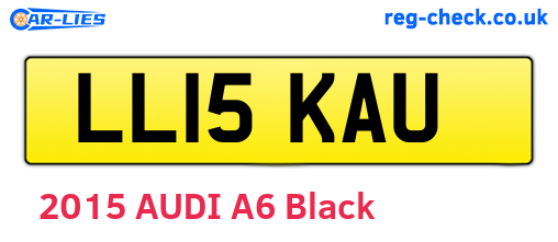 LL15KAU are the vehicle registration plates.
