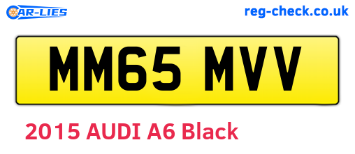 MM65MVV are the vehicle registration plates.