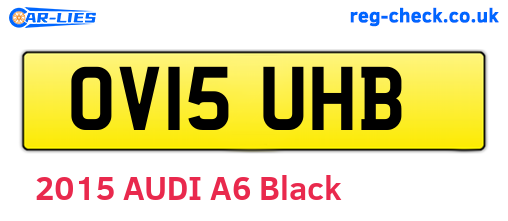 OV15UHB are the vehicle registration plates.