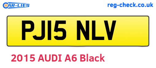 PJ15NLV are the vehicle registration plates.