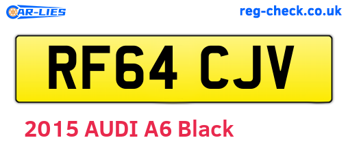 RF64CJV are the vehicle registration plates.