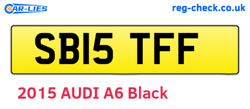 SB15TFF are the vehicle registration plates.