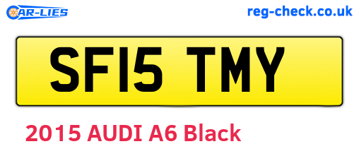 SF15TMY are the vehicle registration plates.