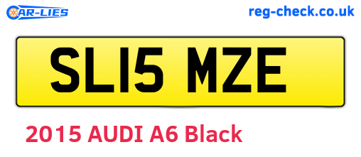 SL15MZE are the vehicle registration plates.
