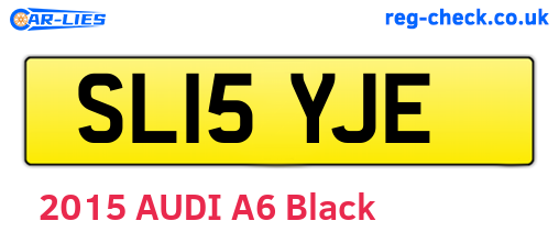 SL15YJE are the vehicle registration plates.