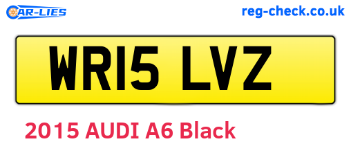 WR15LVZ are the vehicle registration plates.