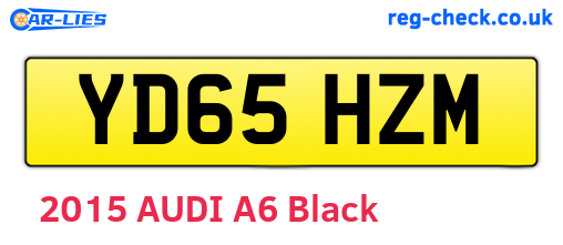 YD65HZM are the vehicle registration plates.