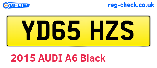 YD65HZS are the vehicle registration plates.