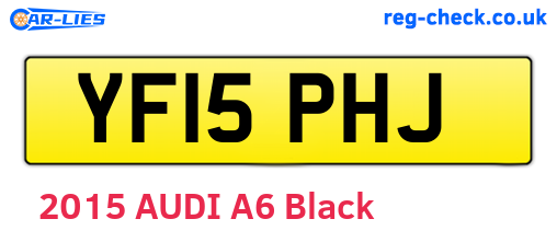YF15PHJ are the vehicle registration plates.