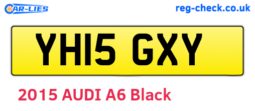 YH15GXY are the vehicle registration plates.