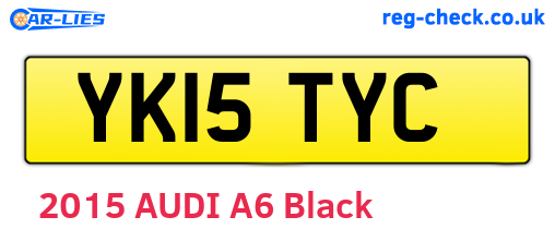YK15TYC are the vehicle registration plates.