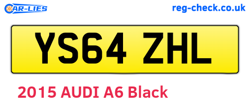 YS64ZHL are the vehicle registration plates.
