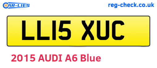 LL15XUC are the vehicle registration plates.