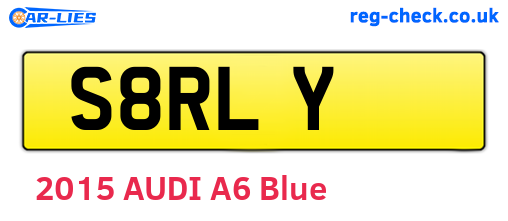 S8RLY are the vehicle registration plates.