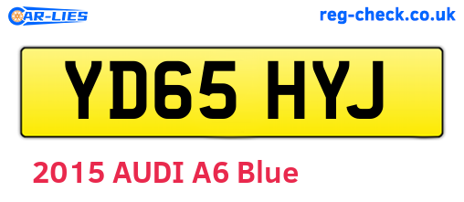 YD65HYJ are the vehicle registration plates.
