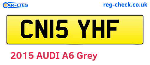 CN15YHF are the vehicle registration plates.