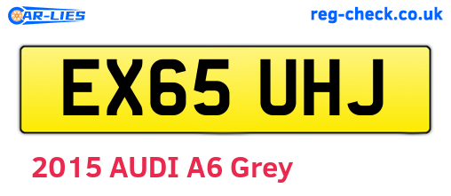 EX65UHJ are the vehicle registration plates.