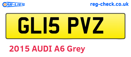 GL15PVZ are the vehicle registration plates.