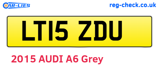 LT15ZDU are the vehicle registration plates.