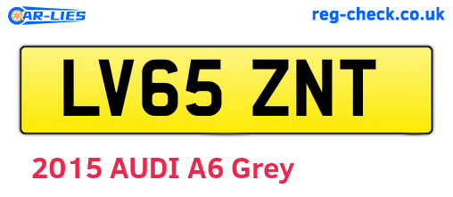 LV65ZNT are the vehicle registration plates.