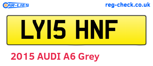 LY15HNF are the vehicle registration plates.